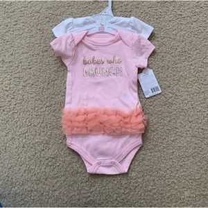2 BABYGIRL ONESIES